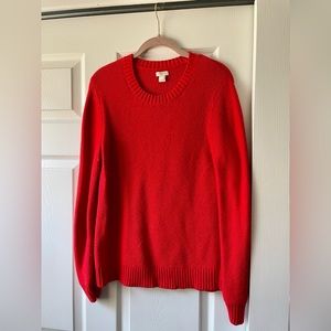J.Crew Red Sweater